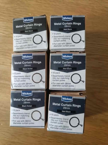 Photo of free Metal Curtain Rings 28mm (Friern Barnet, N11) #2