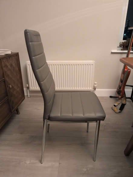 Photo of free 6 Gray dining chairs (Colchester CO1) #2