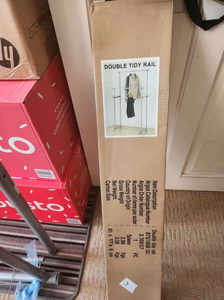 Photo of free clothes rails. (Northop Hall CH7) #2