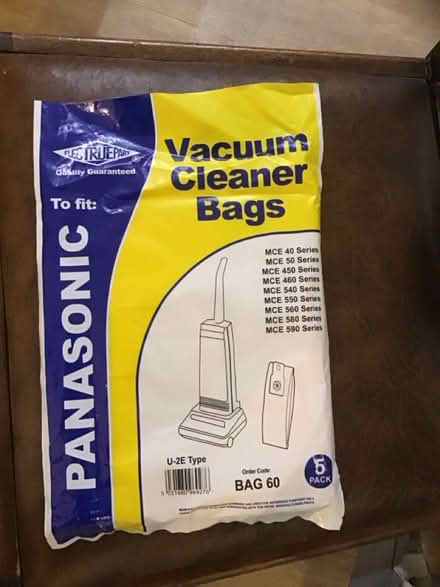 Photo of free Panasonic vacuum cleaner bags (Garden City OX5) #1