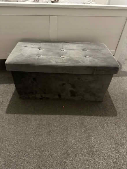 Photo of free Velvet Stoage bench (Fairview) #1