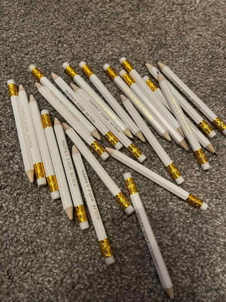 Photo of free 23 mini Happily Ever After wedding pencils (Newton Mearns G77) #1