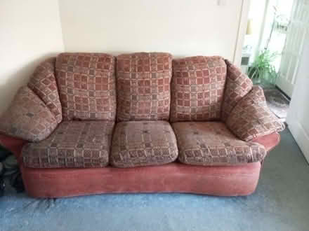 Photo of free 3 Seater sofa 2 armchairs (Dublin 7) #1