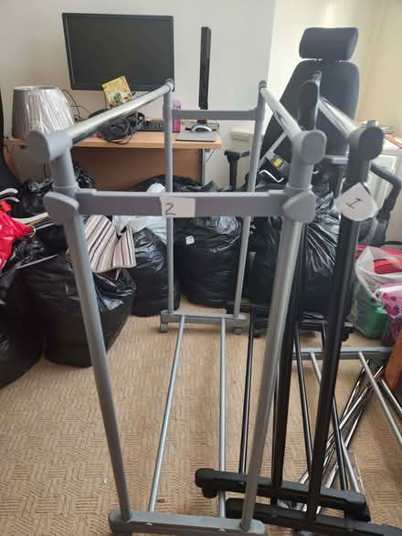 Photo of free clothes rails. (Northop Hall CH7) #3