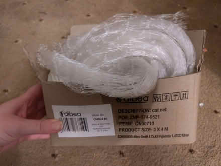 Photo of free 3x4m cat netting for balcony (Leeds LS13) #1