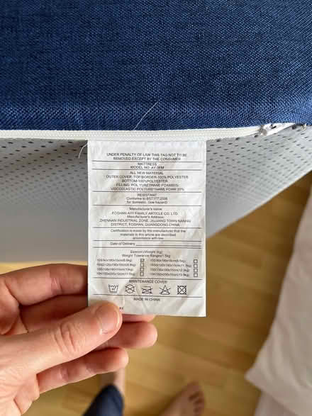 Photo of free Folding single mattress (SE1) #4