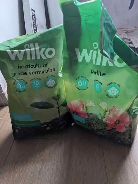 Photo of free Half used bags of perlite & vermiculite (Wavertree L15) #1