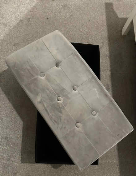 Photo of free Velvet Stoage bench (Fairview) #2
