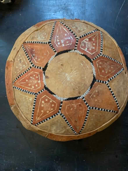 Photo of free Leather floor cushion (Fairfield Park) #1