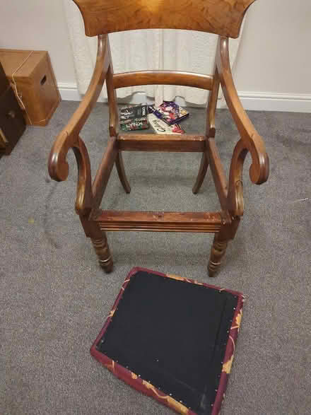 Photo of free Wooden chair (Bare, LA4) #3