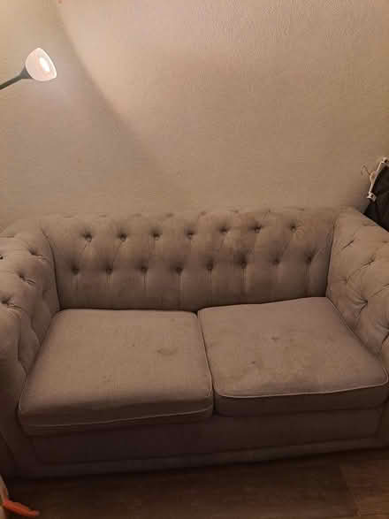 Photo of free 3 seater sofa and 2 seater sofa bed (Ware sg12) #1