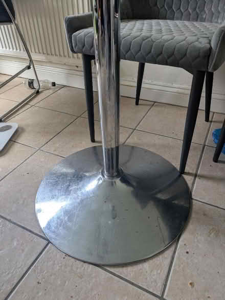 Photo of free Dining table with 4 black chairs (Bradwell Common MK13) #2