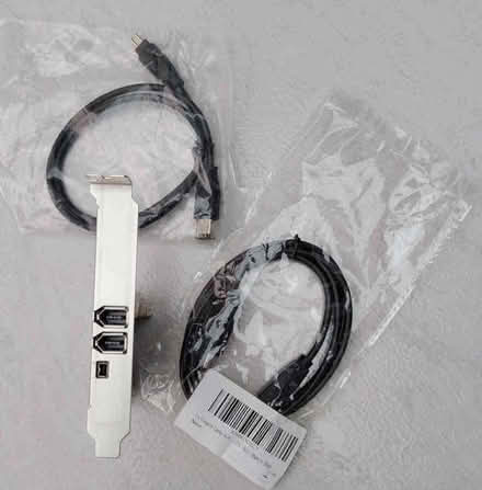 Photo of free Firewire card for PC, with 2 cables (Woosehill RG41) #2