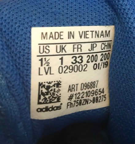 Photo of free Kids trainers size 1 (Latchford WA4) #4