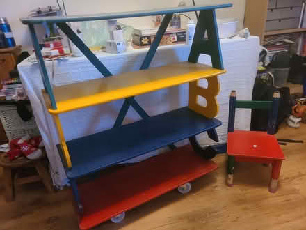 Photo of free Toddler shelf unit and chair (Springfield CM1) #1