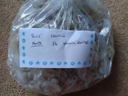 Photo of free 215 Curtain Hooks. 16 Hook Ends (Sidcup DA14) #2