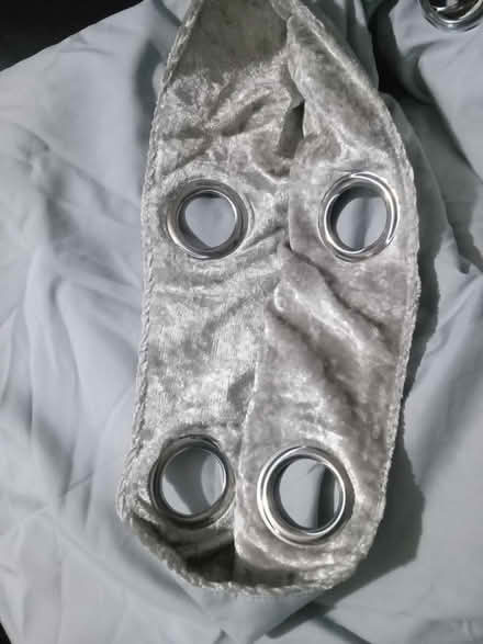 Photo of free Pair of Brushed Silver Curtains (Osmondthorpe LS9) #3