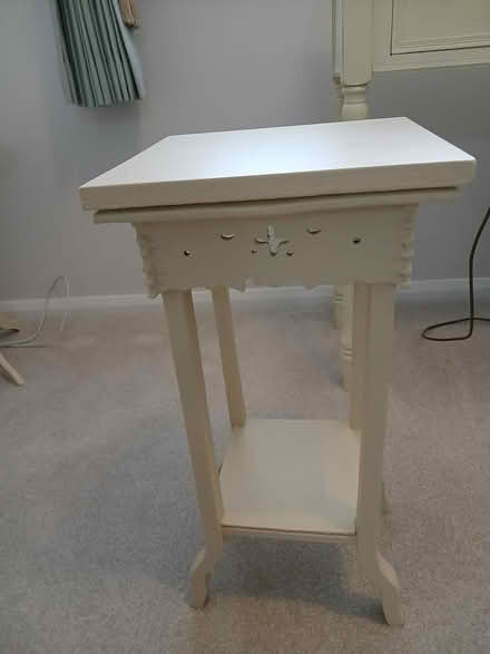 Photo of free Small square topped table (Great Baddow) #1
