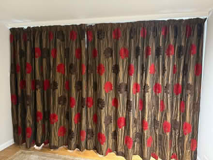 Photo of free Curtains - pair, 335cm+ wide (Fulham SW6) #1