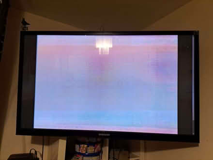 Photo of free 55inch tv, has screenburn (Pittville GL50) #1