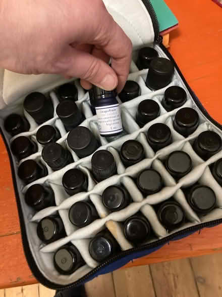 Photo of free 36 essential oils in storage case (Seven sisters near overground) #2