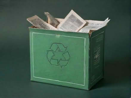 Photo of Newspaper recycle box (Birch Green WR8) #1