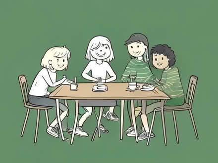 Photo of Dining table with chairs (Cheetam Hill M8) #1