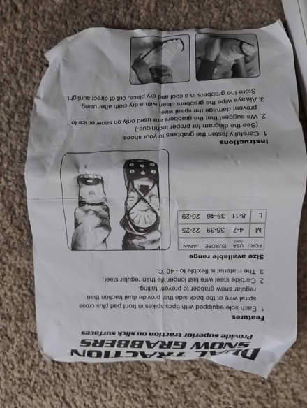 Photo of free Shoe Grips (Cheadle Hulme SK8) #2