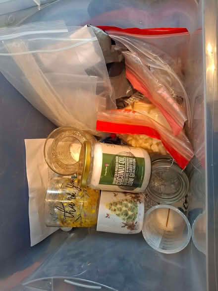 Photo of free Candle making odds and ends, including beeswax and recycled (Saint Leonards Park GL4) #1