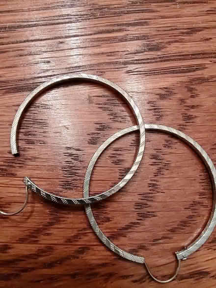 Photo of free Etched hoop earrings (Odenton) #1