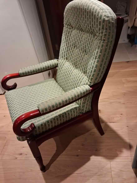 Photo of free green armchair (Yarpole HR6) #2