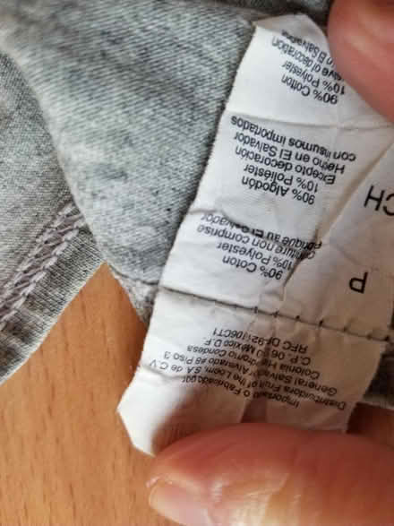 Photo of free Grey men's vest top size Small (Gloucester) #4