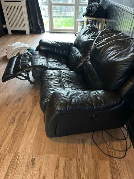 Photo of free Black 2 seater sofa (Innsworth GL3) #3