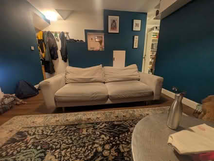 Photo of free 3-seater taupe Snug sofa (Nw6) #2