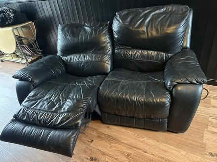 Photo of free Black 2 seater sofa (Innsworth GL3) #2