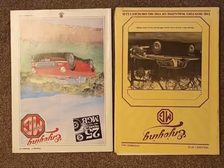 Photo of free 2 Vintage age MG Owners Club Magazines (Walnut Tree MK7) #1