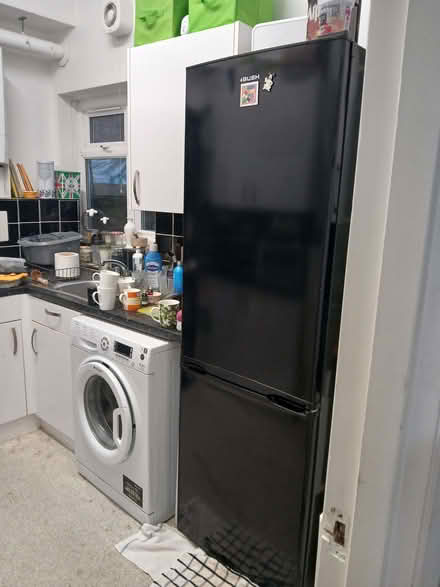 Photo of free Hotpoint washing machine and black tall fridge freezer. (Hornsey N8) #3