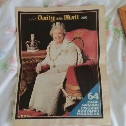Photo of free QEII Souvenir newspaper insert (Crawley RH10) #1