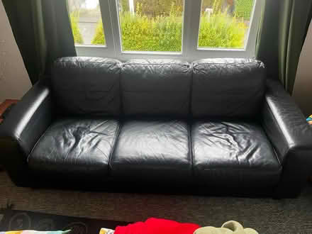 Photo of free 3 seater leather sofa (Edinburgh) #4