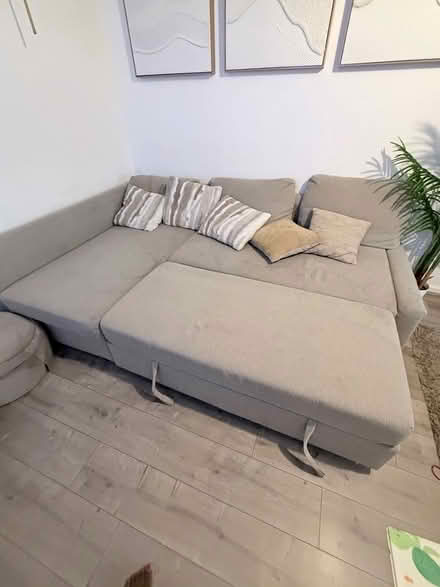 Photo of free L shaped IKEA sofa bed with storage (43 fairway crescent doncaster) #2