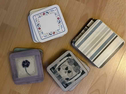 Photo of free Assorted hardback coasters (Barkham RG41) #1