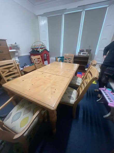 Photo of free Table and 6 chairs (Norham Manor OX2) #1