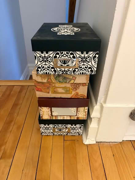 Photo of free Decorative cardboard boxes (Dow’s Lake (Glebe Annex)) #1