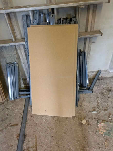 Photo of free 3 metal shelving units (BS16) #1