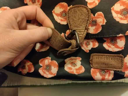 Photo of free Red poppy small satchel bag (Corsham) #2