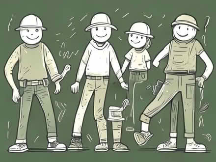 Photo of wood ( logs, branches ), builders offcuts ( not painted (Manston LS15) #1