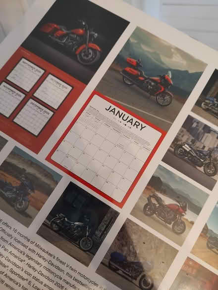 Photo of free 2026 H-D Wall calendar (Odenton) #2