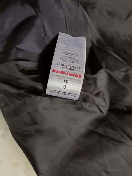 Photo of free coat size 6 (The Rock TF3) #3