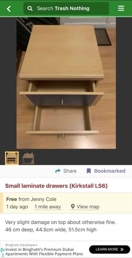 Photo of Small laminate drawers (LS6) #1
