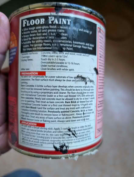 Photo of free Floor paint (Portobello EH15) #2